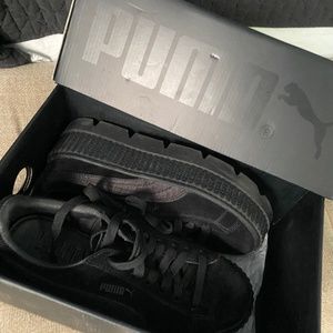 Puma Cleated Creeper Rihanna Fenty - Black Suede (Women's)